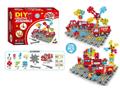 378PCS DIY螺丝颗粒积木消防立体拼图